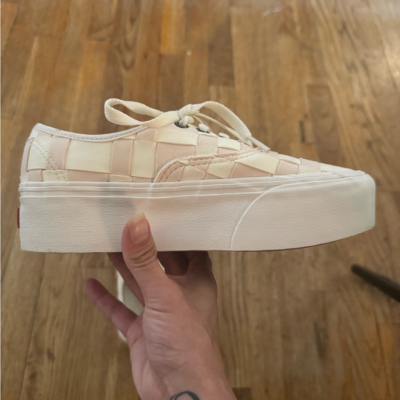 Pink checkered platform Vans! - Picture 6 of 6